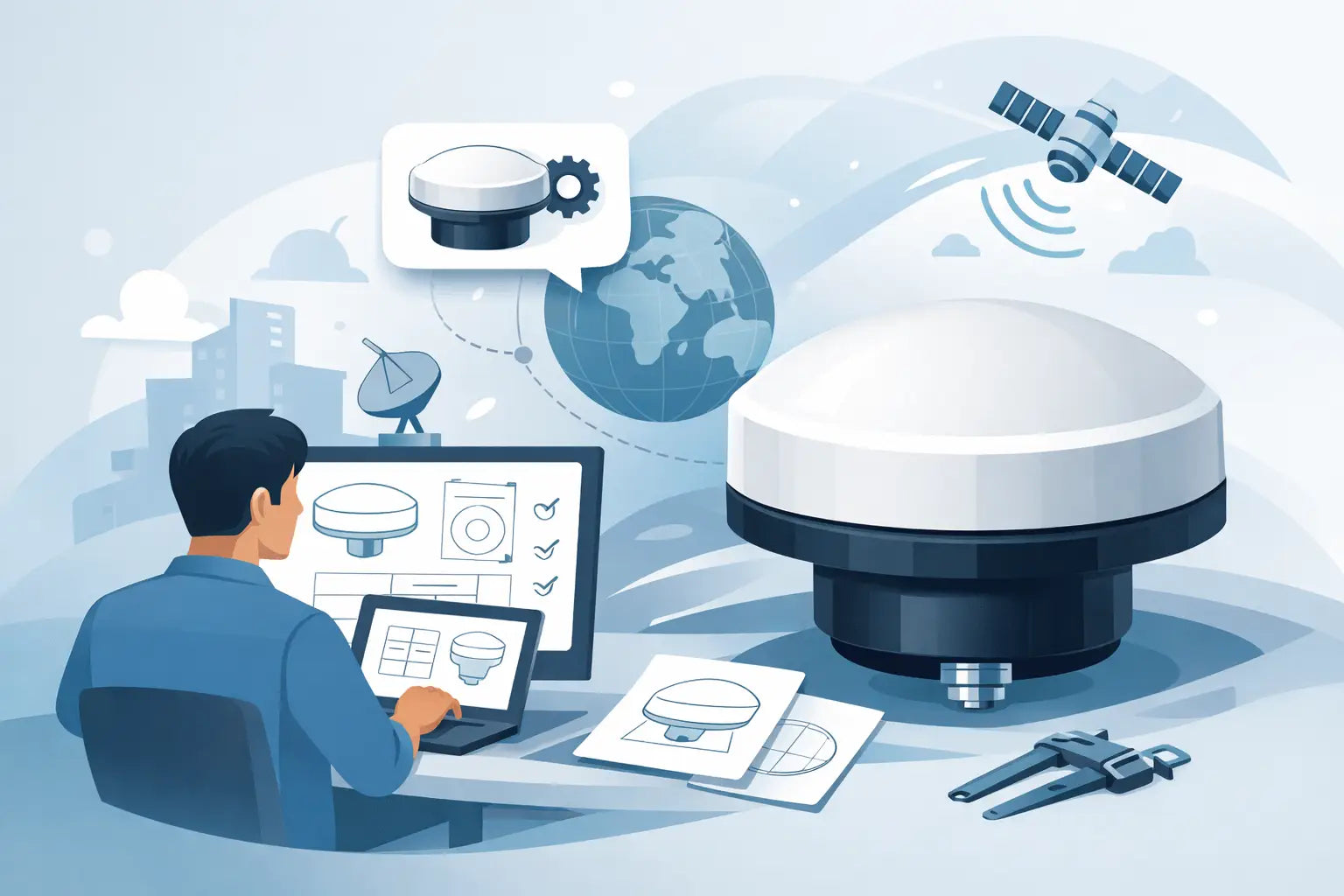 How to Request a Custom GNSS Antenna – Anti jam Antenna
