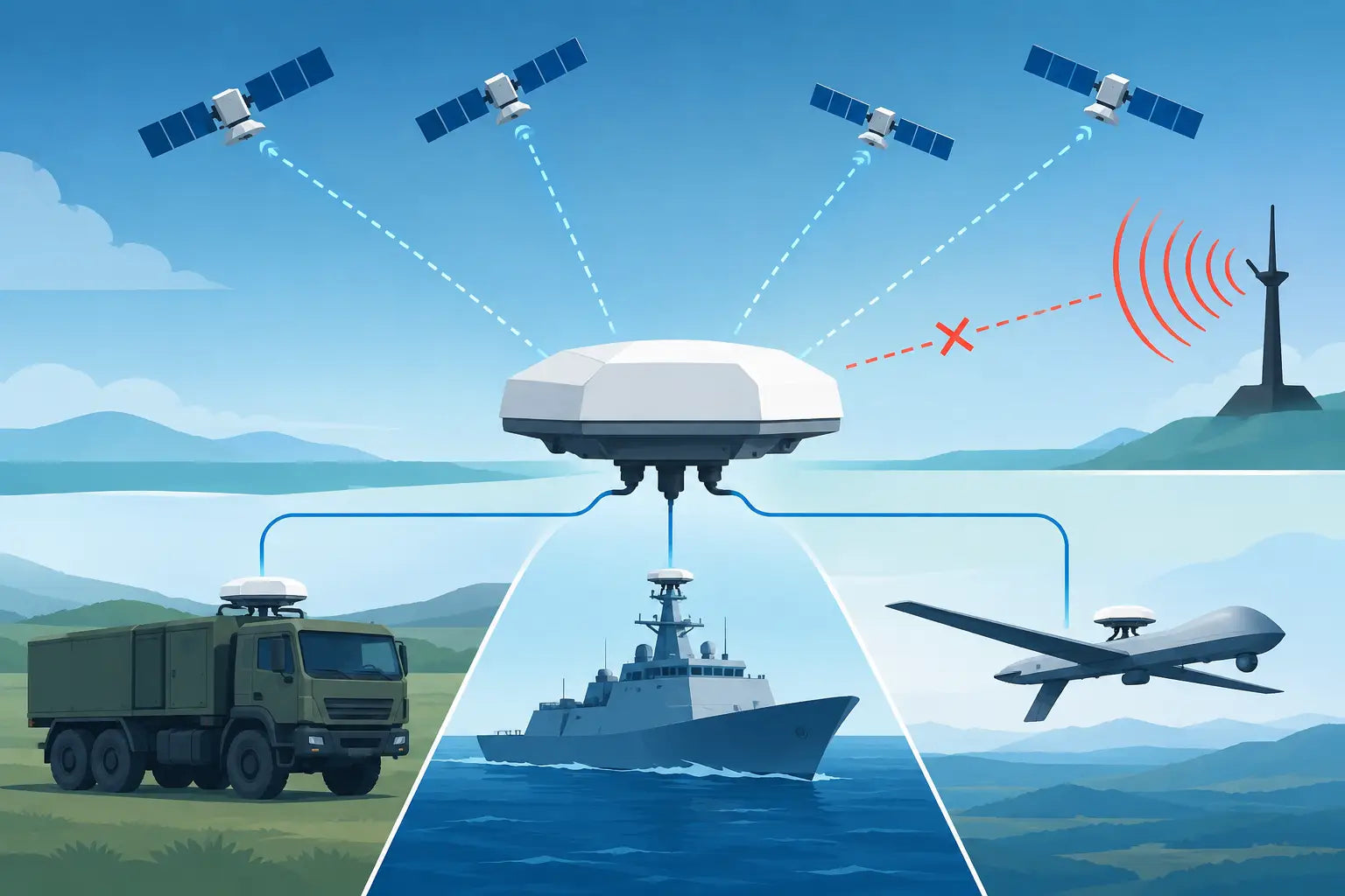 How to Integrate GNSS Anti-Jam Arrays on Platforms – Anti jam Antenna